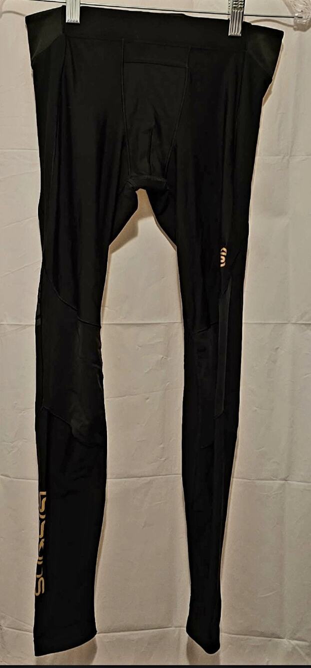 Skins A400 Mens Compression Pants Size Small Black Tights Athletic Base Layer